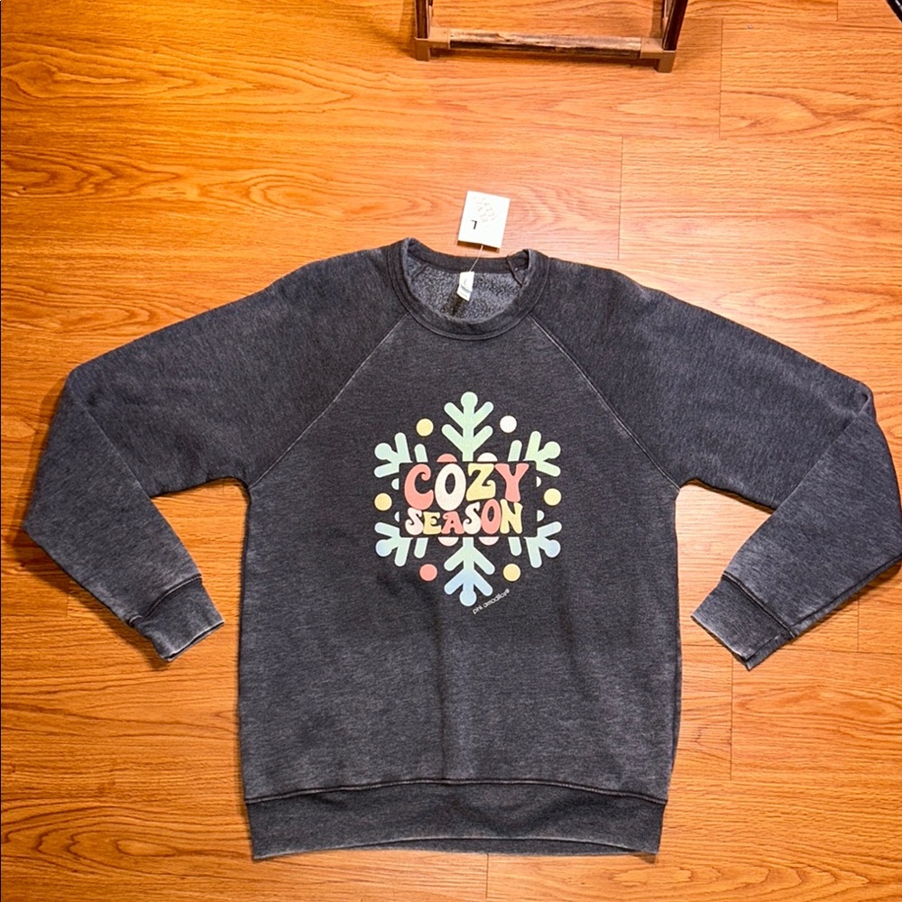 Cozy Season Gray Sweater